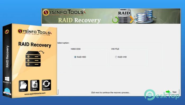 SysInfoTools RAID Recovery  22.0 Tam Sürüm Aktif Edilmiş Ücretsiz İndir