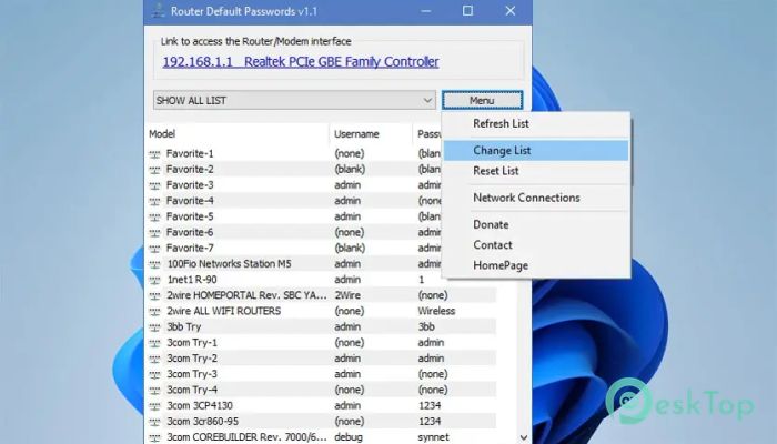 Descargar Sordum Router Default Password 1.1 Completo Activado Gratis