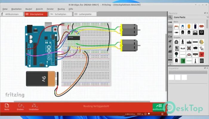Fritzing 1.0.5 Tam Sürüm Aktif Edilmiş Ücretsiz İndir