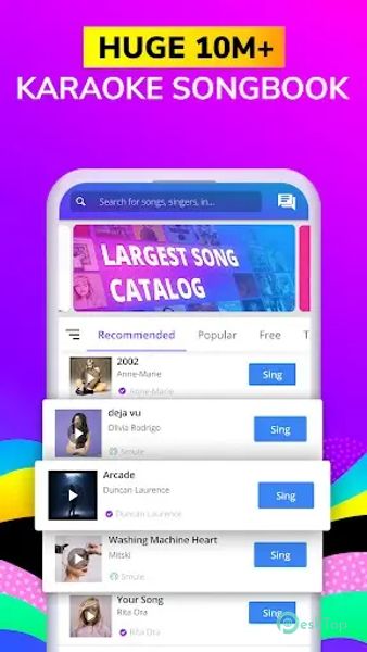 Smule: Karaoke Songs & Videos 12.3.7 APK MOD フル無料ダウンロード