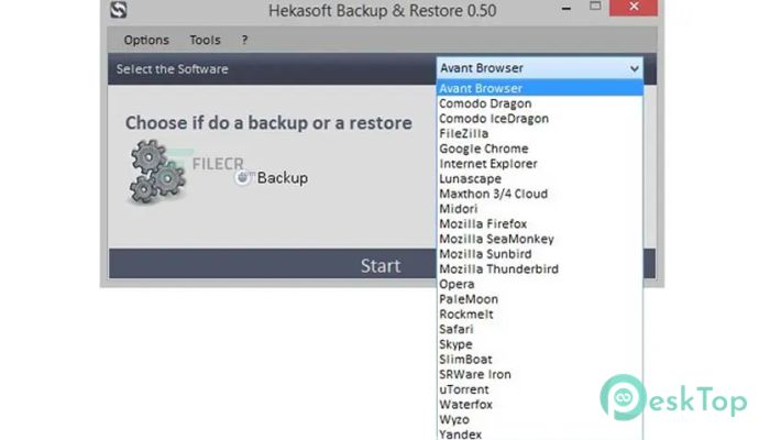 Hekasoft Backup.Restore 0.96 完全アクティベート版を無料でダウンロード