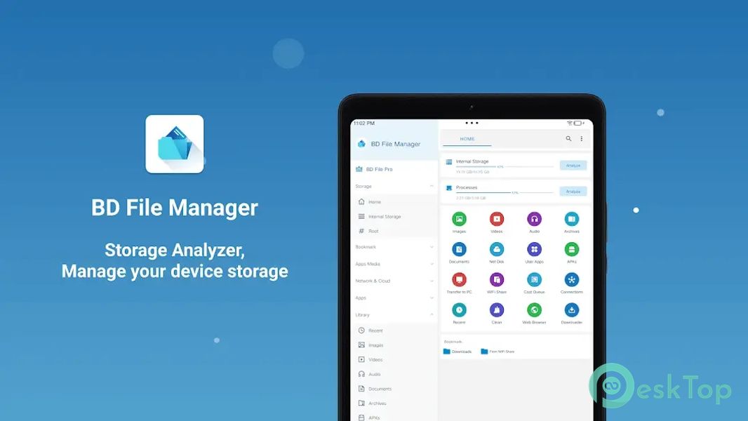 BD File Manager File Explorer 1.7.14 APK MOD Tam Ücretsiz İndir