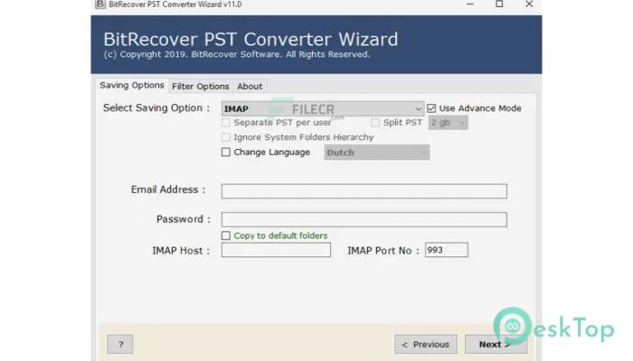  تحميل برنامج BitRecover PST to IMAP Migration Wizard  4.0 برابط مباشر
