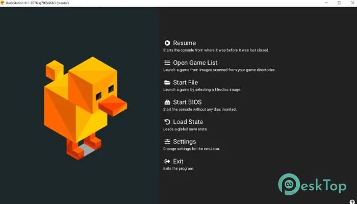 DuckStation Emulator 1.0.0 Tam Sürüm Aktif Edilmiş Ücretsiz İndir