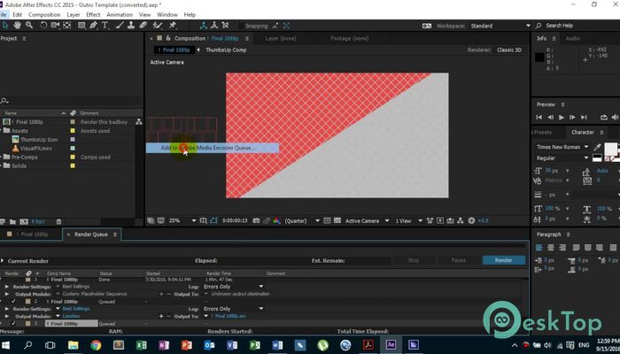 Download Adobe After Effects 2015 16.1.3.5 Free Full Activated