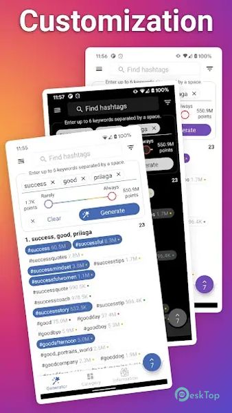 in Tags - AI Hashtag generator 2.1.753-160 APK MOD Полная бесплатная загрузка