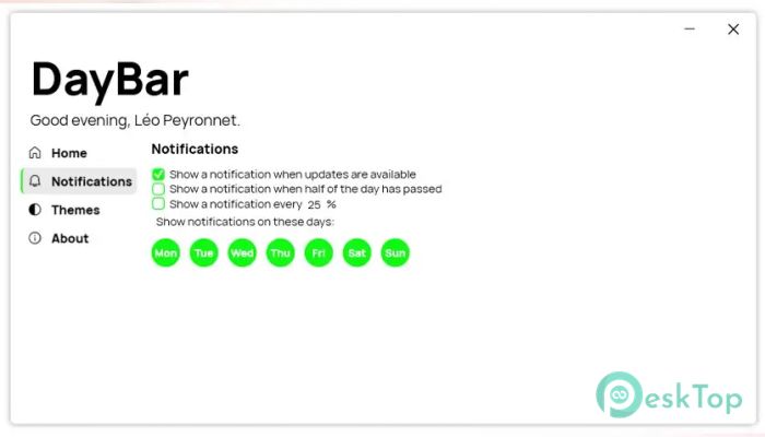 Leo Corporation DayBar 1.1.0.2308 Tam Sürüm Aktif Edilmiş Ücretsiz İndir