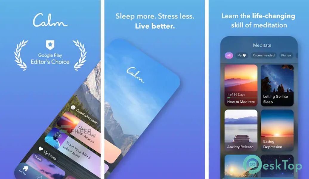 Calm - Sleep, Meditate, Relax 6.61 APK MOD Полная бесплатная загрузка