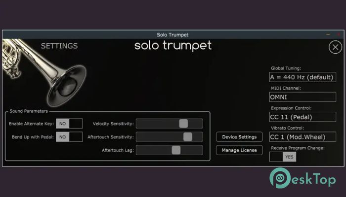 تحميل برنامج Genuine Soundware Solo Trumpet v1.0.0 برابط مباشر