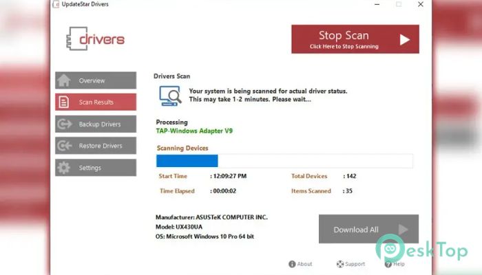 Updatestar Drivers 1.0.0 完全アクティベート版を無料でダウンロード