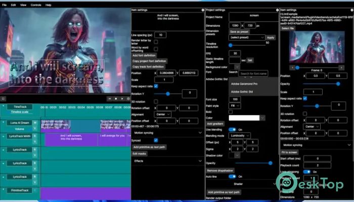 Download Lyric Video Studio  1.2.19 Free Full Activated