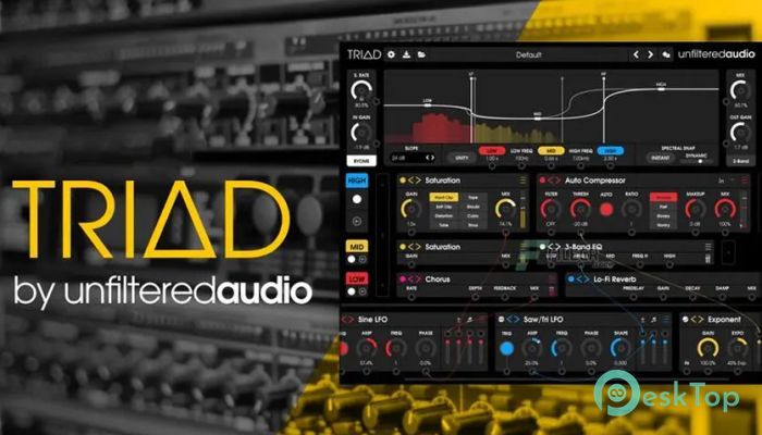 تحميل برنامج Unfiltered Audio TRIAD v1.3.3 برابط مباشر