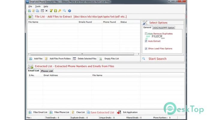 Download TechnoCom Email and Phone Extractor Files  5.2.6.32 Free Full Activated