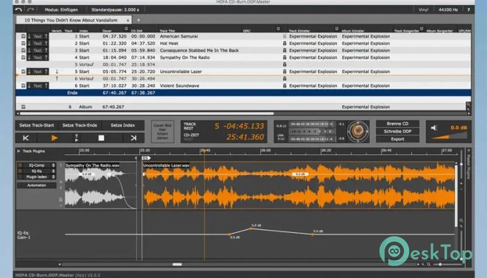 下载 HOFA CD-Burn DDP Master PRO 2.5.11 免费完整激活版