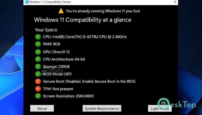 Download Windows 11 Compatibility Checker 2.5 Free Full Activated