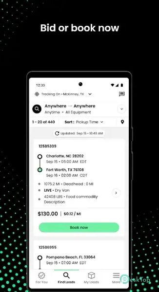 RXO Drive: Find and book loads