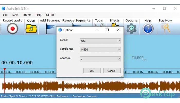 تحميل برنامج PcWinSoft Audio Split & Trim  2.5.5.50 برابط مباشر