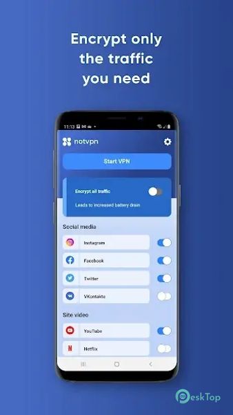 NotVPN - Unlimited VPN 8.8 APK MOD Tam Ücretsiz İndir