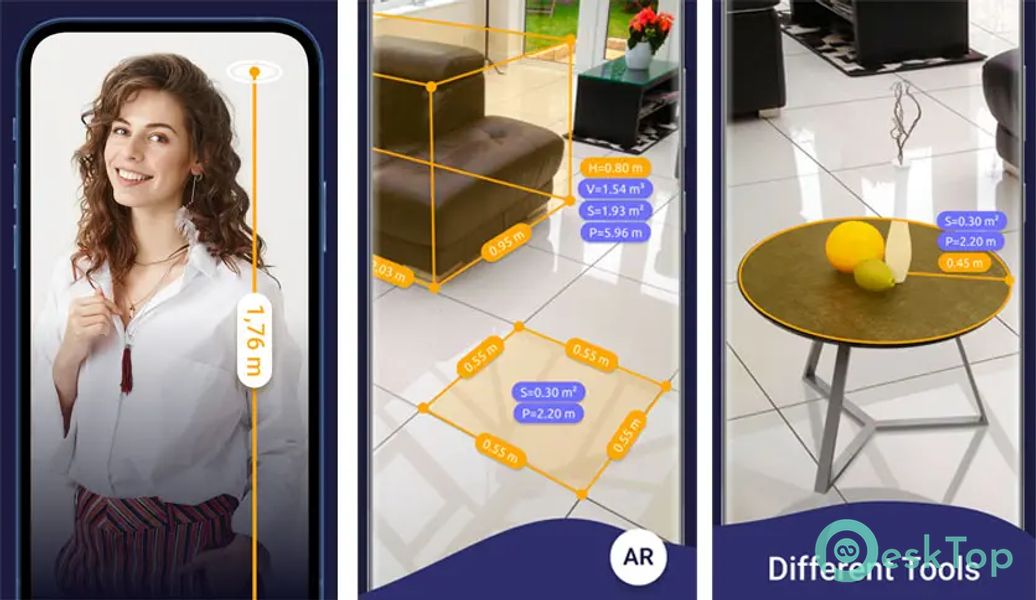 AR Ruler App - Tape Measure Cam 3.1.4 APK MOD تحميل مجاني كامل
